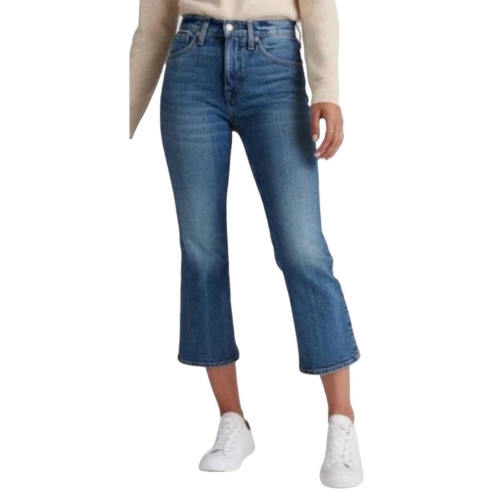 Lucky Brand Bridgette High Rise Crop Mini Bootcut Jeans